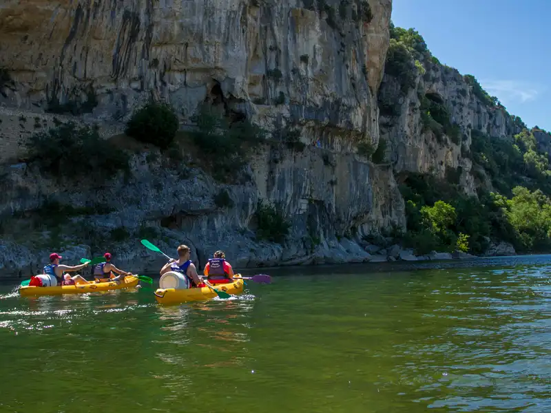 Pack d'activités avec canoë et via cordata en Ardèche