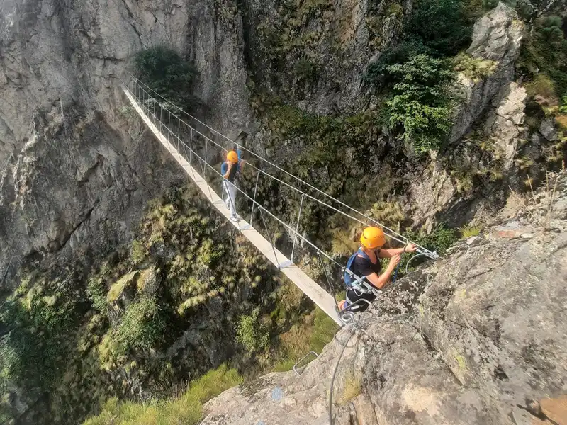 Séjour sportif avec canyoning et via ferrata en Lozère