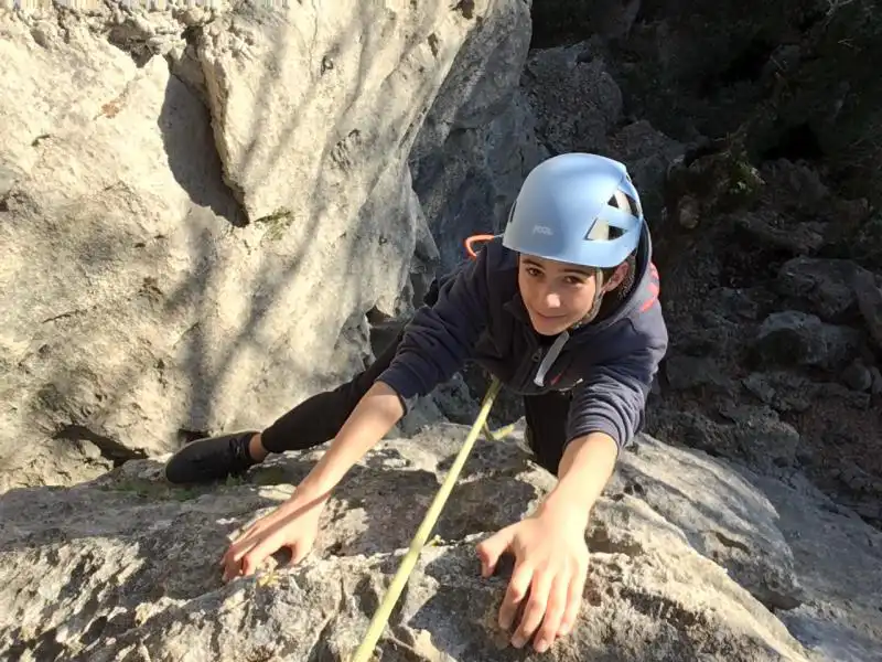 Initiation à l'escalade en Ardèche