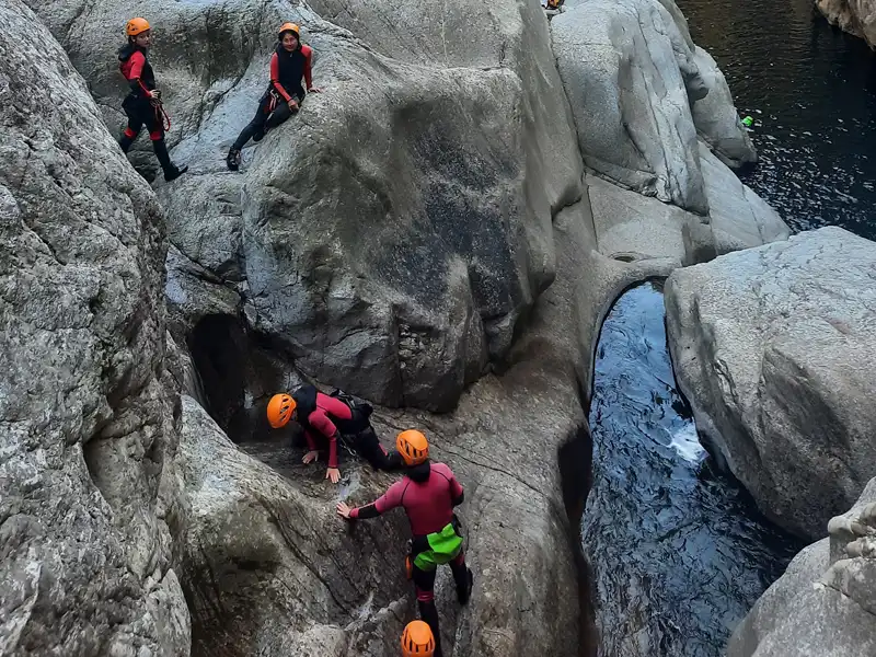 Séjour sportif avec canyoning et via ferrata en Lozère