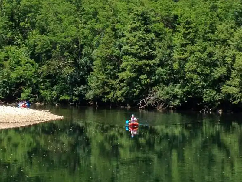Pack d'activités avec canoë et via cordata en Ardèche