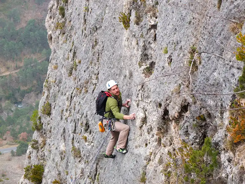 Séjour sportif d'escalade dans les Gorges de la Jonte
