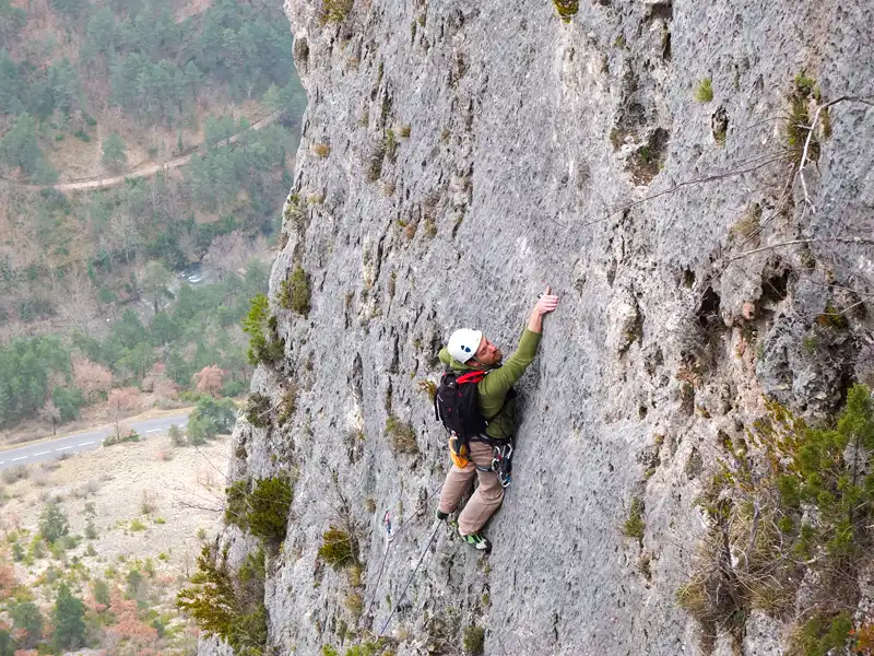 Séjour sportif d'escalade dans les Gorges de la Jonte