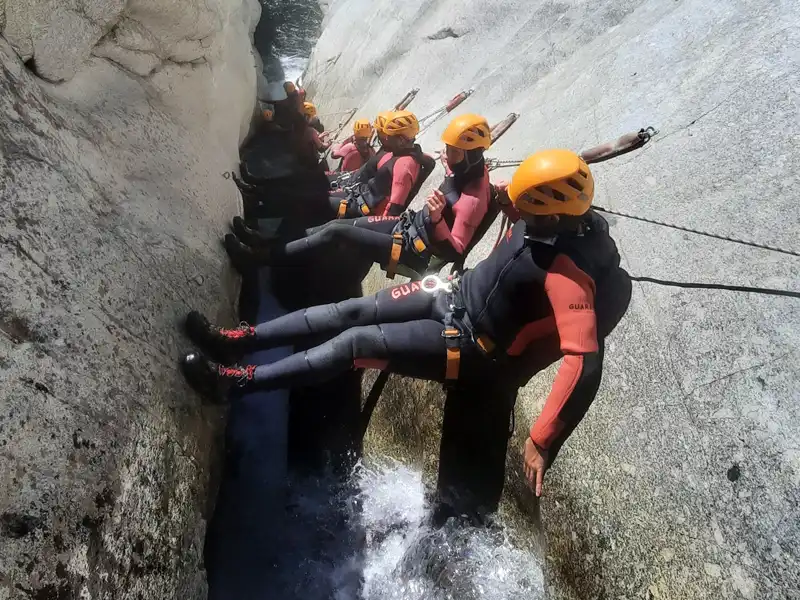 Séjour sportif avec canyoning et via ferrata en Lozère