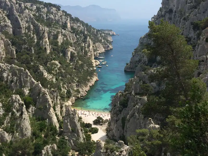 Séjour sportif d'escalade dans les Calanques entre Marseille et Cassis